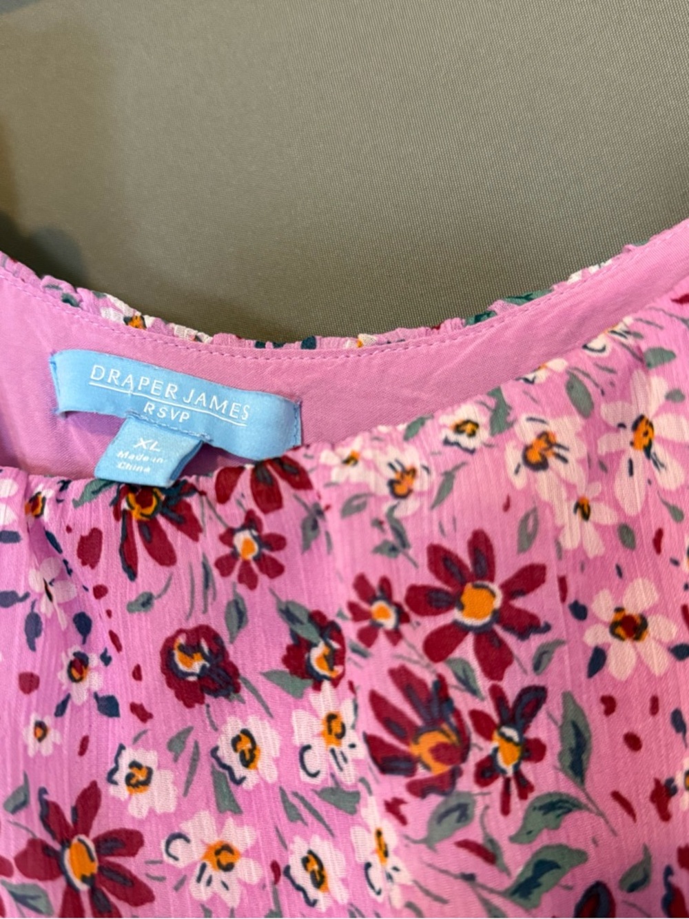 Draper James Pink Floral Maxi Dress - Picture 6 of 11